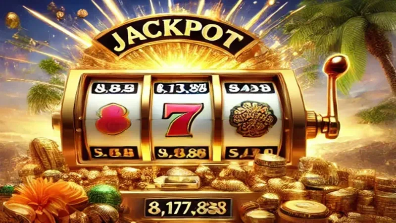 Tampilan reel dan simbol permainan slot
